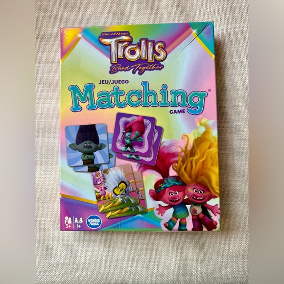 Wonder Forge Trolls 3 Matching Ages 3 and up - Picture 3 of 6